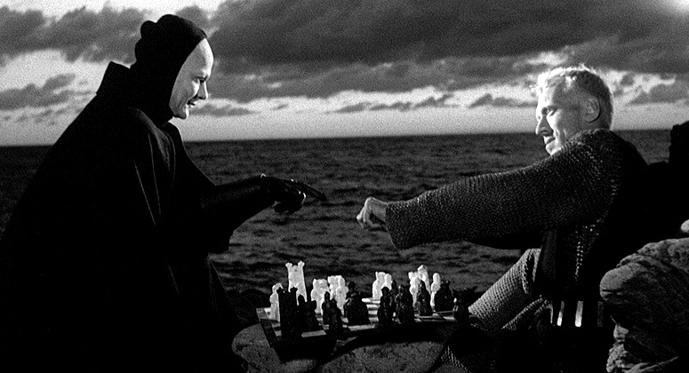 Sedmi pečat: Smrt igra šah s vitezom.