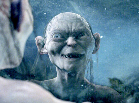 Gollum in Lord of the Rings The Two Towers