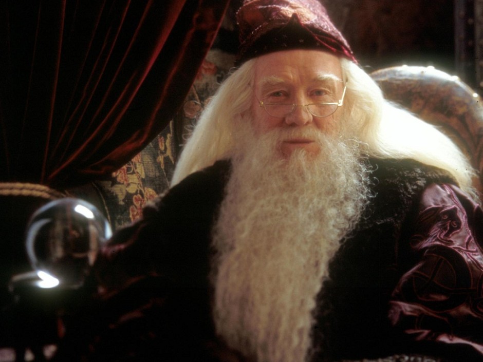 Richard Harris in Harry Potter and the Chamber of Secrets