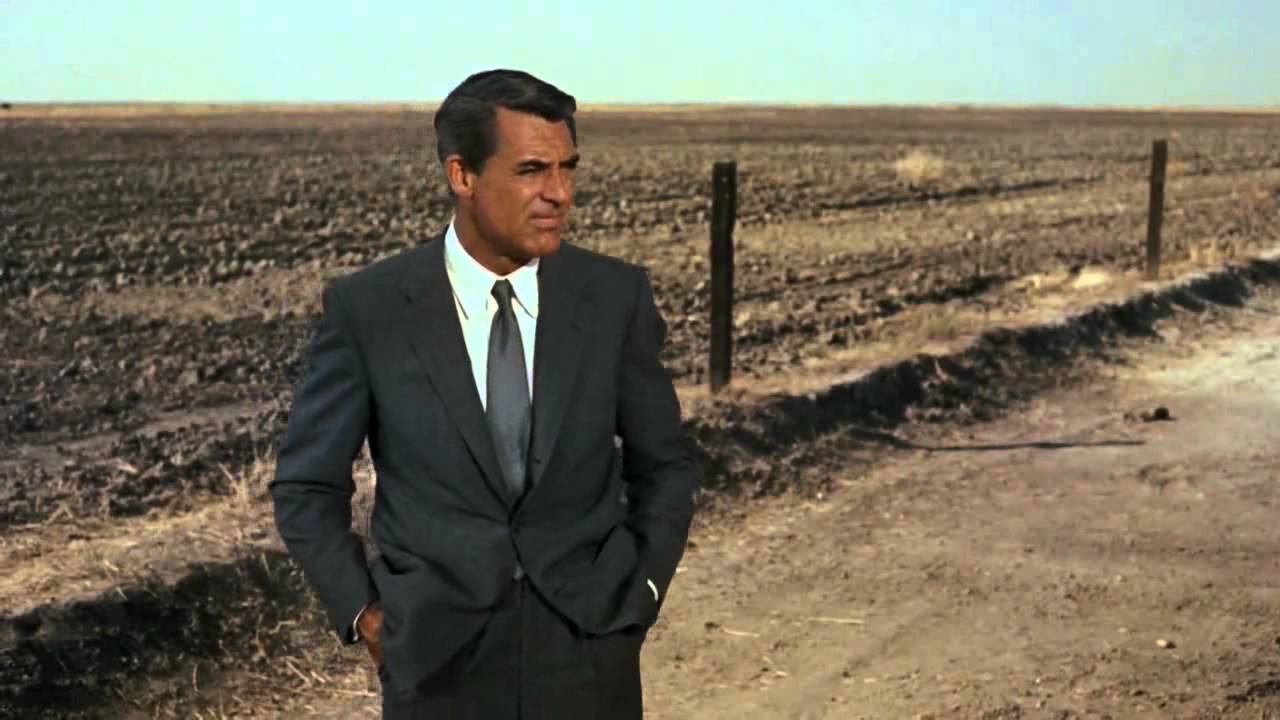 The crop duster sequence in North by Northwest