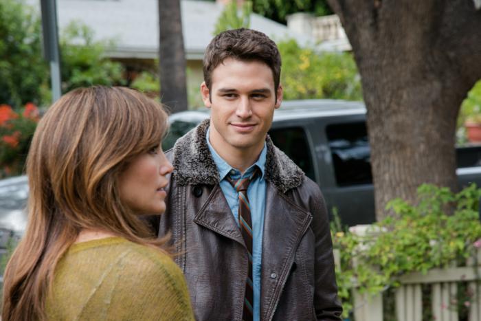 Ryan Guzman and Jennifer Lopez star in a scene from the movie "The Boy Next Door." The Catholic News Service classification is O -- morally offensive. The Motion Picture Association of America rating is R -- restricted. Under 17 requires accompanying parent or adult guardian.(CNS photo/Universal) See MOVIE REVIEW (EMBARGOED) Jan. 22, 2015.