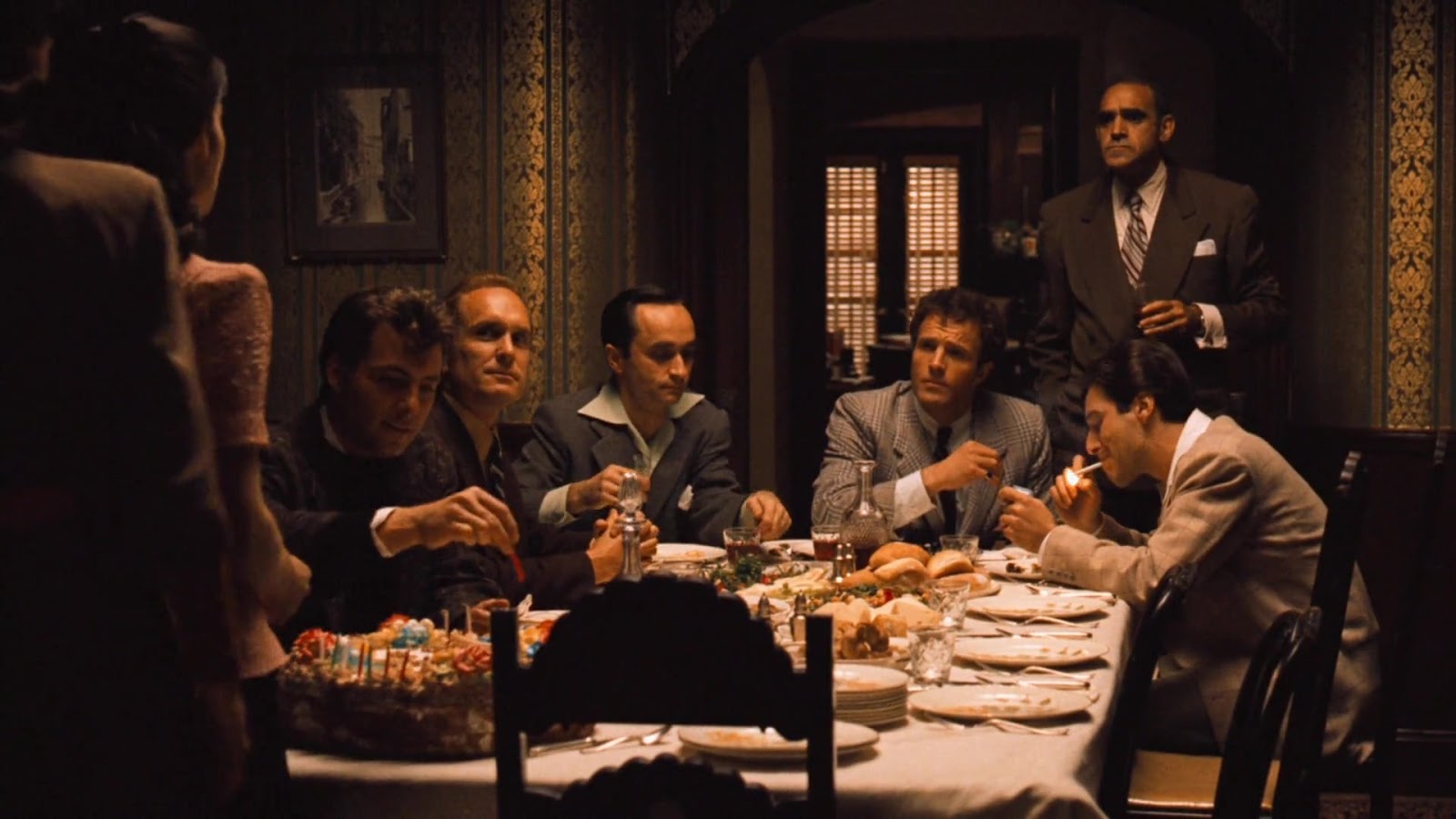 Reunion birthday party from The Godfather Part II